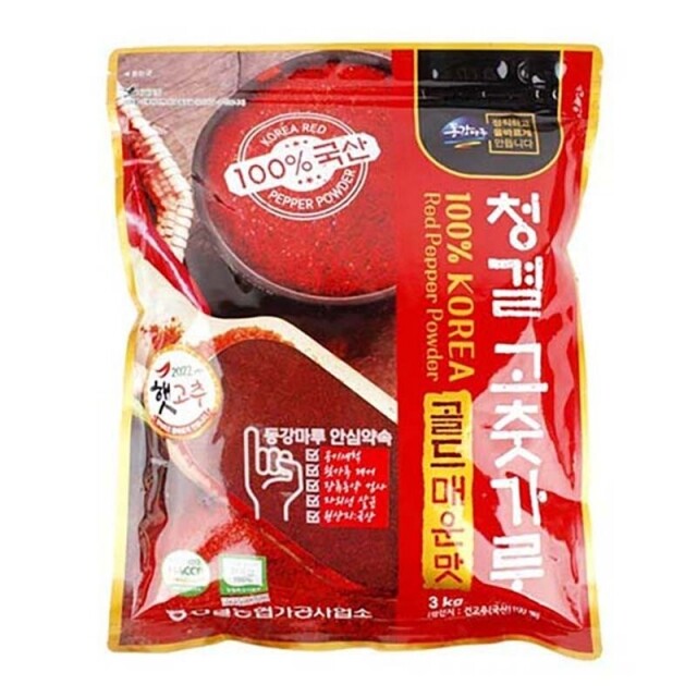 강원더몰,[영월농협] 동강마루 청결고춧가루 3kg(매운맛)