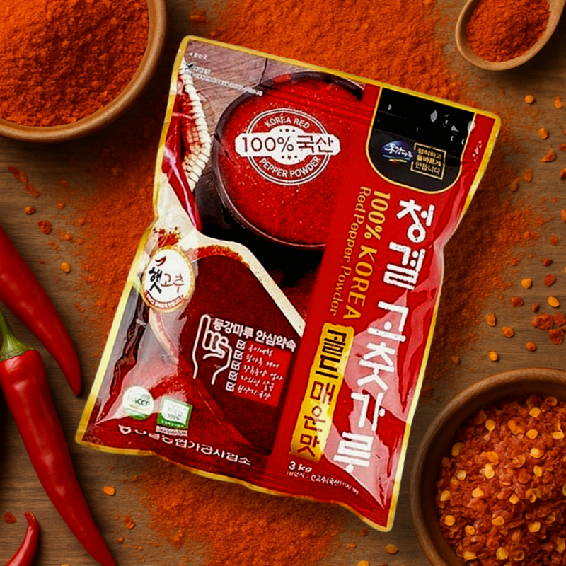 영월몰,[영월농협] [25년산] 청결고춧가루 3kg (매운맛)