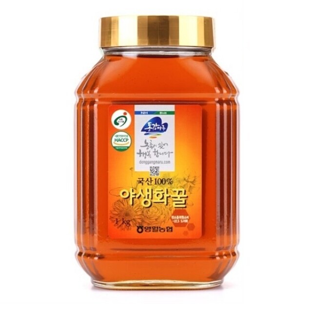 강원더몰,[영월농협] 동강마루 야생화꿀 1kg(유리병)