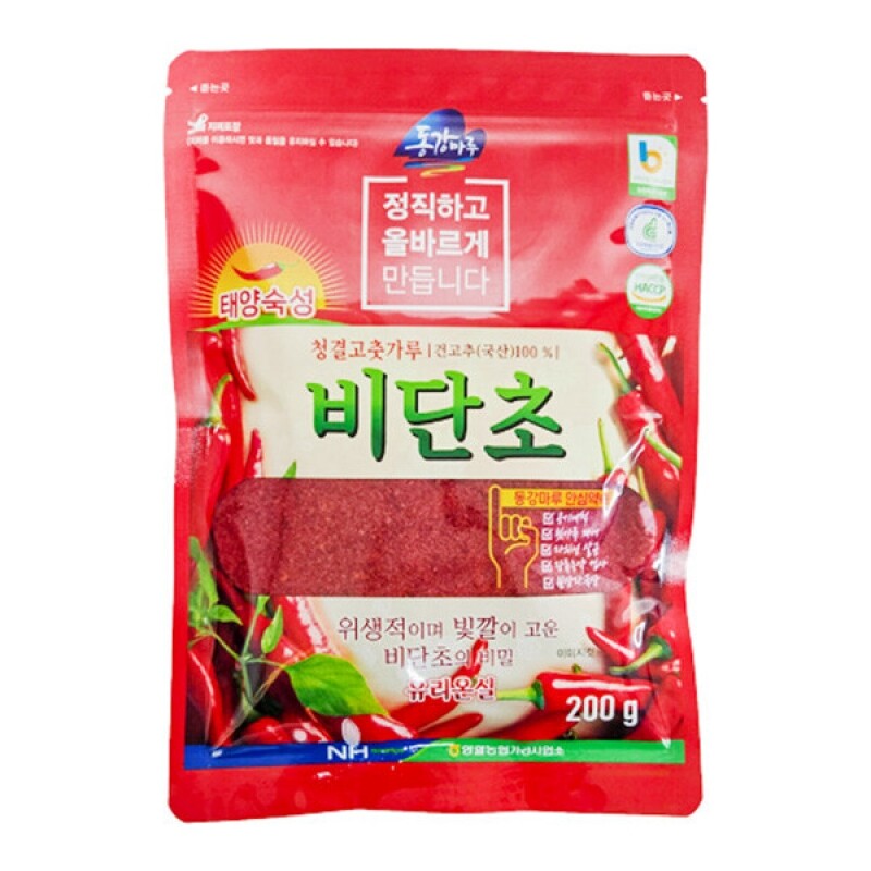 강원더몰,[영월농협] [26년산] 비단초 고춧가루(태양숙성초) 200g