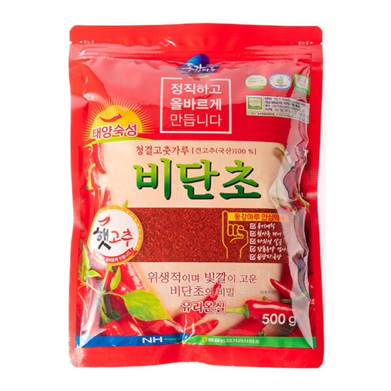강원더몰,[영월농협] [26년산] 비단초 고춧가루(태양숙성초) 500g
